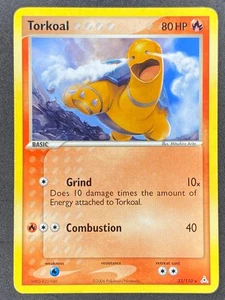 Pokémon Torkoal 33/110 EX Holon Phantoms LP - Picture 1 of 2