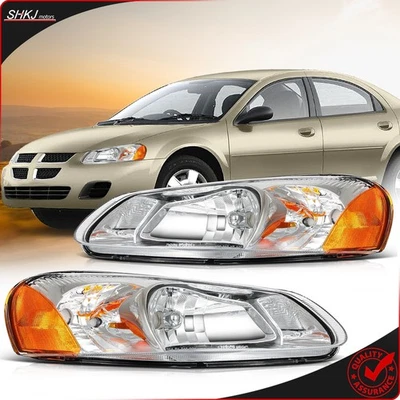 Conjunto de faros para Dodge Stratus 2001-2006 Chrysler Sebring L+R 2001-2006 Foto 1 de 4