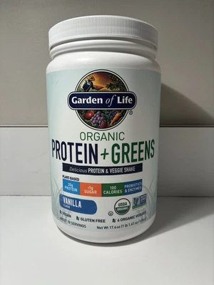 Mezcla de batido a base de plantas verdes veganas orgánicas Garden of Life - chocolate - 19,4 oz Foto 1 de 4