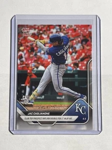 Jac Caglianone 2025 Topps NOW Call Up Rookie Card RC #262 Royals - Foto 1 di 2