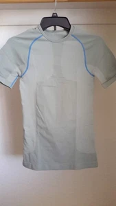 BMW Motorrad  Spell Out Sleeve Logo Women Size S? Gray Blue Trim Pre-owned - Picture 1 of 7