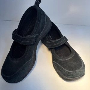 LL Bean Comfort Mokassins Mary Jane schwarz Gr. 7M 278614 Klettverschluss - Bild 1 von 9
