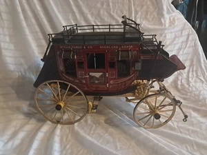 Franklin Mint Wells Fargo Stagecoach-Diecast Metal 1:16 See Description - Picture 1 of 23