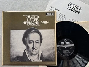 PREY / ENGEL - DECCA SXL 6161 ED2 - SCHUBERT / SCHUMANN - GOETHE LIEDER - Picture 1 of 2