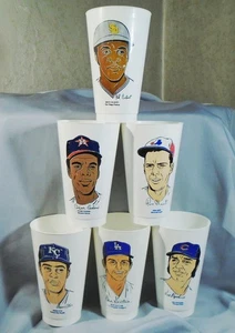 Sechs 7-11 Baseball Slurpee Cups Sutton Cedeno Pepitone Otis Hunt Colbert  - Bild 1 von 5
