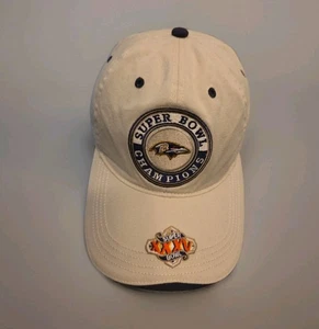 NFL Baltimore Ravens Super Bowl XXXV Campeones Crema OSFA Gorra Gorra Licencia - Imagen 1 de 20