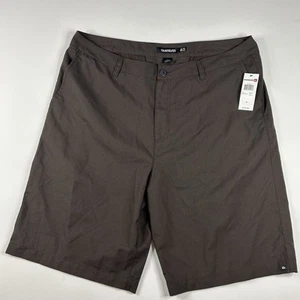 Quicksilver Chino Shorts braun Herren Größe 40 normal neu mit Etikett $ 52 unverbindliche Preisempfehlung des Herstellers Surf - Bild 1 von 6