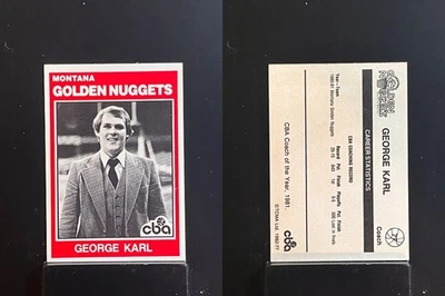 1981-82 TCMA CBA Montana Golden Nuggets - GEORGE KARL - Image 1 of 3