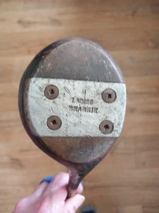 Hickory Shaft Wood Golf Club Cochranes Of Edinburgh Ladies Brassie - Picture 1 of 12