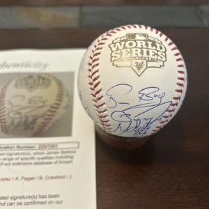 2012 San Francisco Giants World Series Champs Team Signed Baseball JSA LETTER - Picture 1 of 7