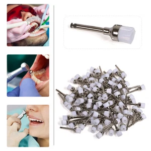50-1000pcs Dental Latch Type Prophy Polishing Brushes brush Flat Disposable - Picture 1 of 18