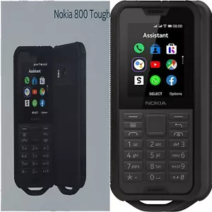 Nokia 800 Tough 4G Black 4GB + 512MB Single-SIM Factory Unlocked Simfree NEW - Picture 1 of 1