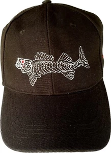 Fish Embroidery Cap Outdoor Fishing Lovers Baseball Hat Adult Unisex Adjustable - Picture 1 of 6