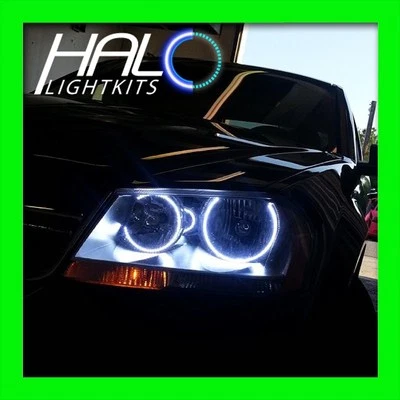2008-2014 Dodge Avenger Weißer LED Licht Scheinwerfer Halo Kit Von Oracle - Bild 1 von 4