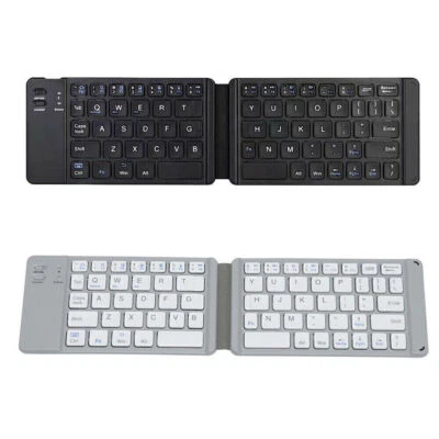 New Wireless Mini Foldable Bluetooth Keyboard Portable For Windows, Android UK - Image 1 of 4