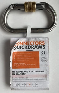 Climbing Technology Oval Stainless Steel 4C524 Carabiner - Picture 1 of 2