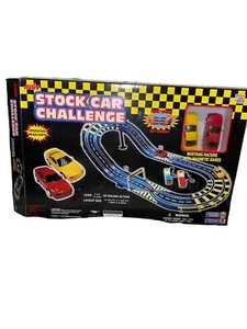 Vintage Artin Slot Car - Stock Car Challenge Mustang Set 7ft 2 cars NWB not seal - Picture 1 of 6
