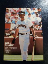 Will Clark SF Giants 1989 Baseball's Best Five #1 Pacific Cards Oddball