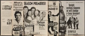 1994 TV Show 6p Print Ad Jerry Seinfeld Julia Louis Dreyfus - Photo 1/1