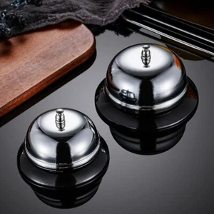 Desk Kitchen Hotel Counter Reception Bell Restaurant Bar Ringer Service Ring - Picture 1 of 14