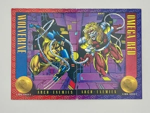 1993 Skybox Marvel Universe Cards Series 4 #49-50 SET Wolverine v. Omega Red - Picture 1 of 4
