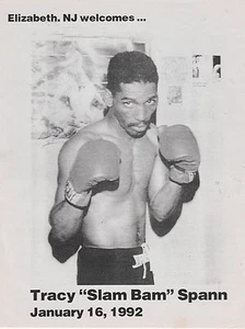 TRACY SPANN vs DARRYL RICHARDSON OFFICIAL ONSITE BOXING PROGRAM JANUARY 16, 1992 - Picture 1 of 3