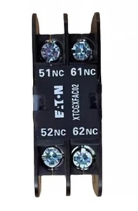 1pcs EATON Contactor Auxiliary Contact XTCGXFAC02 2NC - Picture 1 of 1