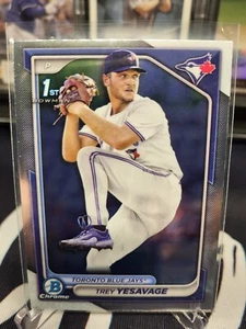 Trey Yesavage 2024 Bowman Draft Chrome #BDC-92 🔥 Prospect 🔥 Blue Jays 1st - Bild 1 von 1