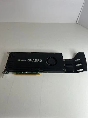 Nvidia Quadro K4000 3GB GDDR5 Dual DP DVI Graphics Video Card D5R4G + Bracket - Image 1 of 4