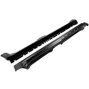 For Ford Expedition 2003-2017 Pair Steel Black Rust Repair Outer Rocker Panels - Picture 1 of 11