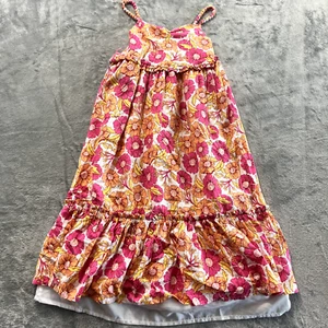 Abito hippie anni 60 70 fiori tubino babydoll prendisole con volant - Foto 1 di 12