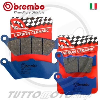 PASTIGLIE FRENO ANT+POST BREMBO CARBON HONDA NX 650 DOMINATOR 1997 1998 1999