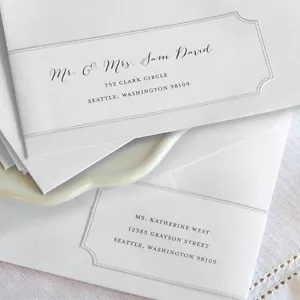GARTNER STUDIOS Etichette per indirizzi avvolgenti collezione matrimonio - 30 ct - Foto 1 di 2