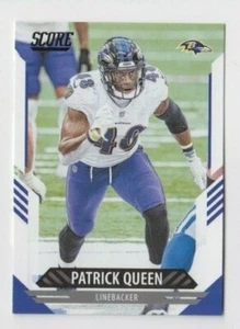 (11) Patrick Queen 2021 SCORE BASE CARD LOT #90 BALTIMORE RAVENS - Picture 1 of 1