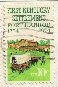 USA - 1974 The 200th Anniversary of the First Kentucky Settlement - Fort Harrod - Picture 1 of 1