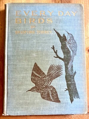EVERY DAY BIRDS by BRADFORD TORREY 1901 ILLUSTRATED AUDUBON NONFICTION HC BOOK - Image 1 of 4