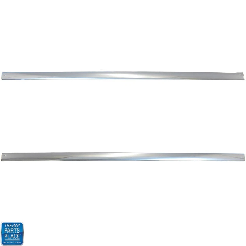 Molduras de painel balancim de alumínio 1969-72 Pontiac Grand Prix - Par - Imagem 1 de 1