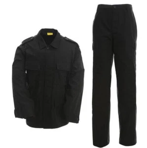 New Men Tactical Combat Uniform Set Shirt+Pant Suit Training Cargo Trousers Tops - Picture 1 of 29