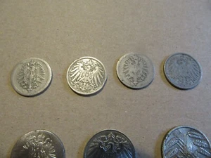 Münzen Deutsches Reich 5 und 10 Pfennig - Bild 1 von 4