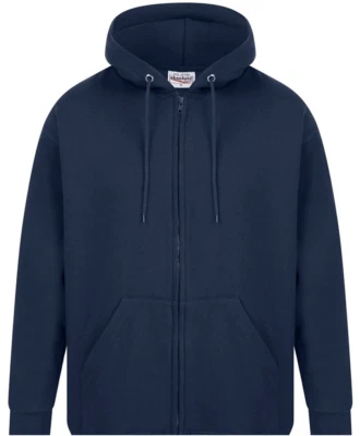 Absolute Apparel Quality Sudadera con Capucha Cremallera Azul Marino Adulto (Unisex) XL Pecho 44-46 Foto 1 de 3