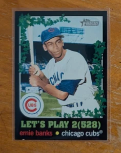 2020 Topps Heritage High Number Let's Play 2 #LP2-1 Ernie Banks Cubs - Picture 1 of 1