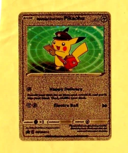 Pokemon PIKACHU CONSEGNA SPECIALE 60 CARTE ORO - Foto 1 di 2