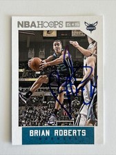 Brian Roberts Signed 2015-16 NBA Hoops #47 Autograph Card In Person M782