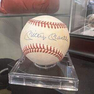 Mickey Mantle Autographed Baseball Rawlings Official American League