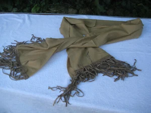 Tashia London hand-woven cashmere/silk shawl/pashmina/wrap with leather fringe - Picture 1 of 7