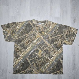 Vintage Mossy Oak Shirt 3XL Short Sleeve Tee Shadow Branch Camo - Picture 1 of 5