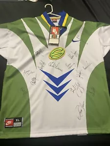 Canberra Raiders 1997 Nike Super League Jersey - Size extra X Large - Rare - NRL - Picture 1 of 4