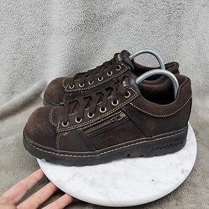 Skechers Schuhe Damengröße 9 braun Leder Vintage klobige Schnürstiefel *lesen* - Bild 1 von 15