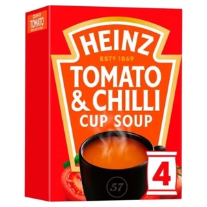 Heinz Tomato Chilli Cup Soup 90g - Pack of 6 - Picture 1 of 2