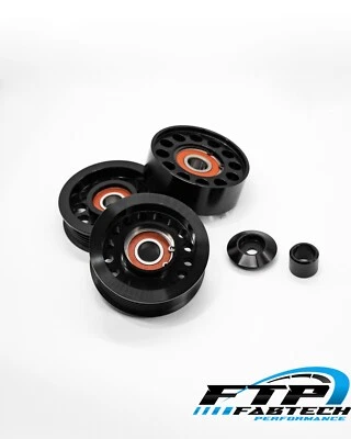 Idler Pulley Set 1132020419 E55 Mercedes AMG  Belt  M113K CLS55 E55 SL55 Pulleys - Image 1 of 4